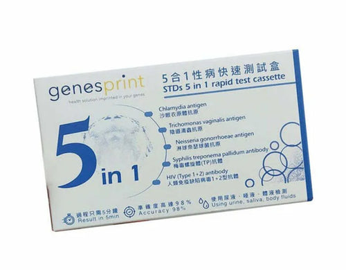 GenesPrint 5合1性病快速測試盒